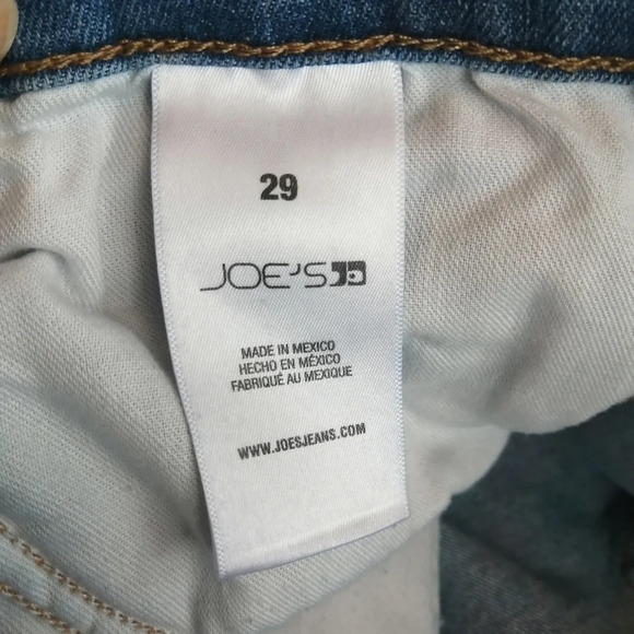 Joe's Jeans Rosalia Boyfriend High Rise Jeans Ankle Light Distressing 29 (8) - Picture 13 of 16
